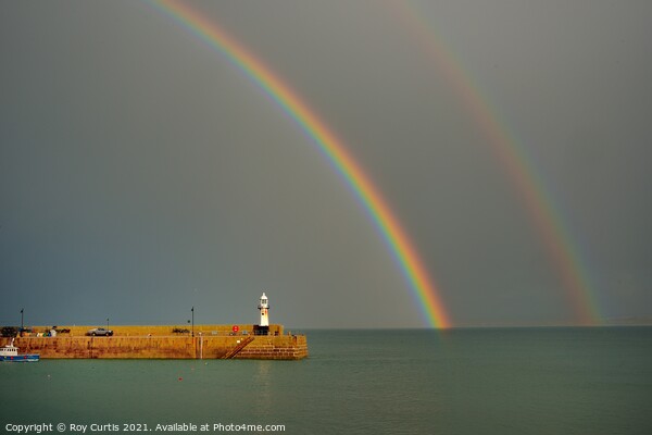 St. Ives Rainbow. Picture Board by Roy Curtis
