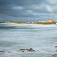 Buy canvas prints of Windy Day at Fistral by Roy Curtis