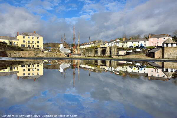 Charlestown Reflections Picture Board by Roy Curtis