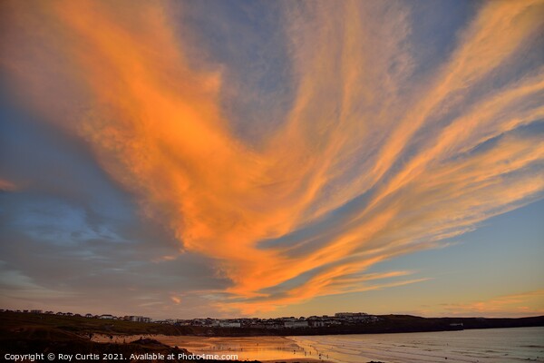 Sunset Clouds. Picture Board by Roy Curtis