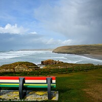 Buy canvas prints of Bench with a View by Roy Curtis