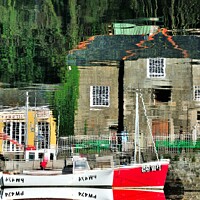 Buy canvas prints of Padstow Harbour Reflections by Roy Curtis