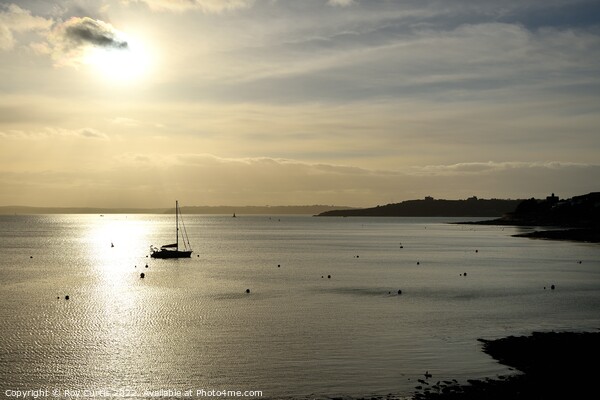 St. Mawes Silhouette Picture Board by Roy Curtis
