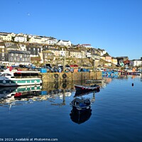 Buy canvas prints of Mevagissey Harbour 1 by Roy Curtis