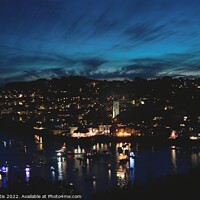 Buy canvas prints of Fowey at Night  by Roy Curtis