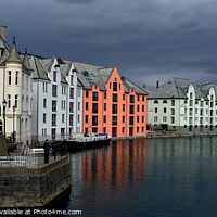 Buy canvas prints of Colours of Alesund by Roy Curtis