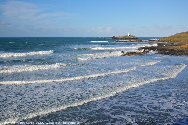 Godrevy Lighthouse  Picture Board by Roy Curtis