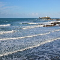 Buy canvas prints of Godrevy Lighthouse  by Roy Curtis