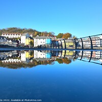 Buy canvas prints of Portishead Reflections by Roy Curtis