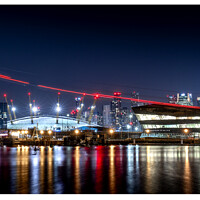 Buy canvas prints of The O2 Arena  by johnny weaver