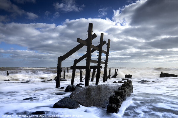 Happisburgh Norfolk Sunrise Picture Board by johnny weaver