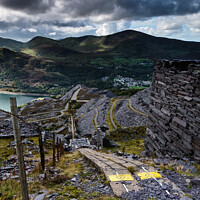 Buy canvas prints of Dinorwic Workings by Jim Butler