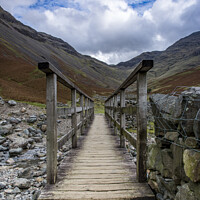 Buy canvas prints of Footpath to Great Gable by Jim Butler