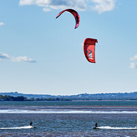 Buy canvas prints of Kite Surfers by Jim Butler