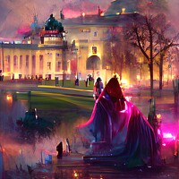 Buy canvas prints of Charlottenburg Palace Berlin  by Mike Hardisty