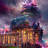 Buy canvas prints of Reichstag Berlin  by Mike Hardisty