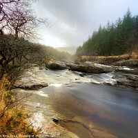 Buy canvas prints of River Orchy Dreams by Tim King