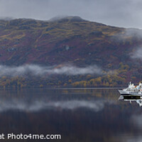 Buy canvas prints of Misty Loch Lomond, Scotland. by Duncan Spence