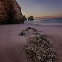 Buy canvas prints of Alvor Beach at Sunrise, The Algarve. by Duncan Spence