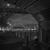 Buy canvas prints of The Millennium Bridge, Newcastle upon Tyne by Duncan Spence