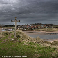 Buy canvas prints of Church Hill, Alnmouth by Duncan Spence