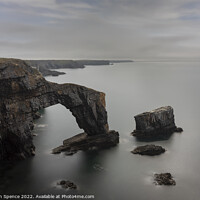 Buy canvas prints of The Green Bridge of Wales by Duncan Spence