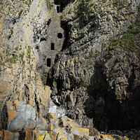 Buy canvas prints of Smugglers cave by Duncan Spence