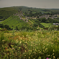 Buy canvas prints of Corfe Castle by Duncan Spence
