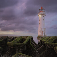 Buy canvas prints of New Brighton Lighthouse by Duncan Spence