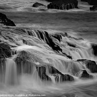 Buy canvas prints of Love on the Rocks (monochrome) by Duncan Spence