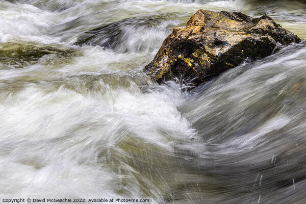 Rock Steady in the Glaslyn Gorge Picture Board by David McGeachie