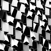 Buy canvas prints of Bold and Geometric Architecture by David McGeachie