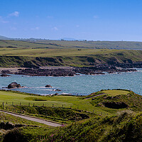 Buy canvas prints of Nefyn Golf Course, North wales by David McGeachie