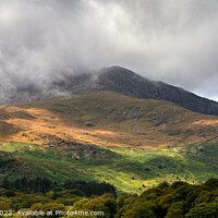 Buy canvas prints of Majestic Welsh Mountains by David McGeachie