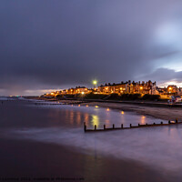 Buy canvas prints of An eerie night in Southwold by Kerry Lummus