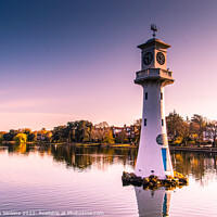 Buy canvas prints of Roath Park in Wales at sunrise by Stephen Jenkins