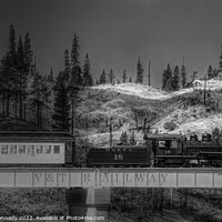 Buy canvas prints of Virginia Truckee Railroad by Donna Kennedy