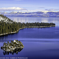 Buy canvas prints of Emerald Bay at Lake Tahoe by Donna Kennedy