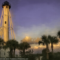 Buy canvas prints of Gasparilla Island Lighthouse at Sunrise by Donna Kennedy