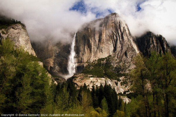 Yosemite Valley View Picture Board by Donna Kennedy