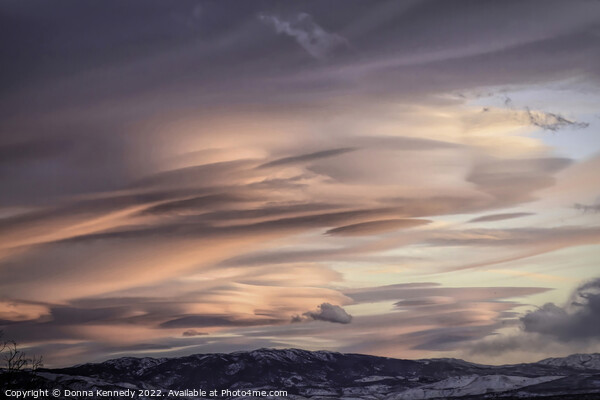 November Lenticular Sky Picture Board by Donna Kennedy