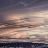 Buy canvas prints of November Lenticular Sky by Donna Kennedy