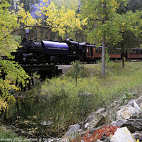 Buy canvas prints of Black Hills Central Railroad by Donna Kennedy