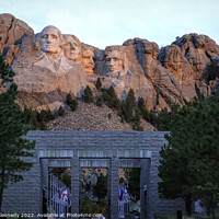 Buy canvas prints of Mount Rushmore at Sunrise by Donna Kennedy