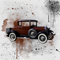 Buy canvas prints of 1929 Ford by Donna Kennedy