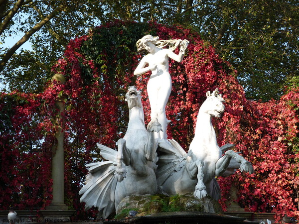 The Naked Ladies Statue, York House Gardens Picture Board by Peter Hodgson