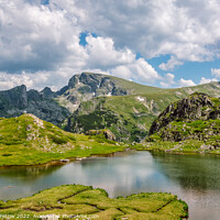 Buy canvas prints of Summer lake in Rila Mountain, Bulgaria. by Plamen Petrov