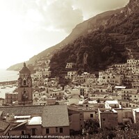 Buy canvas prints of Amalfi Coastline Italy by Elaine Anne Baxter