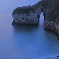 Buy canvas prints of Cliffs on Flamborough headland in the early morning light. by Drew Watson