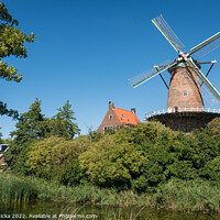 Buy canvas prints of Traditional dutch windmill in the city of Goes, Province of Zeeland, The Netherlands	  by Milos Ruzicka